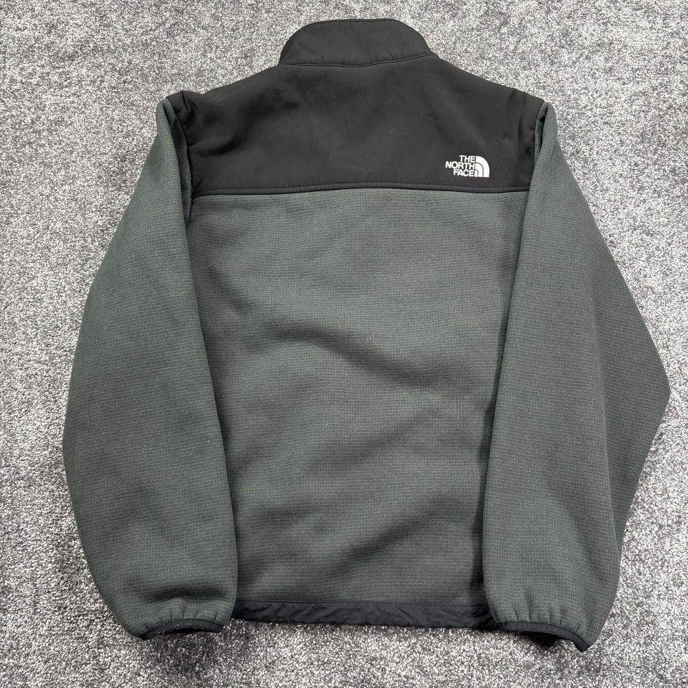 The North Face Denali Jacket Mens Medium Black Polartec Wind Pro Fleece Full Zip - Picture 2 of 12